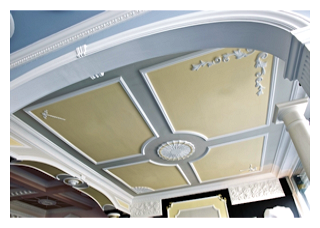 Adam design plaster moulding ceiling.